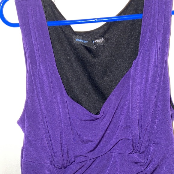 Dark Royal Purple Dress - Picture 2 of 3